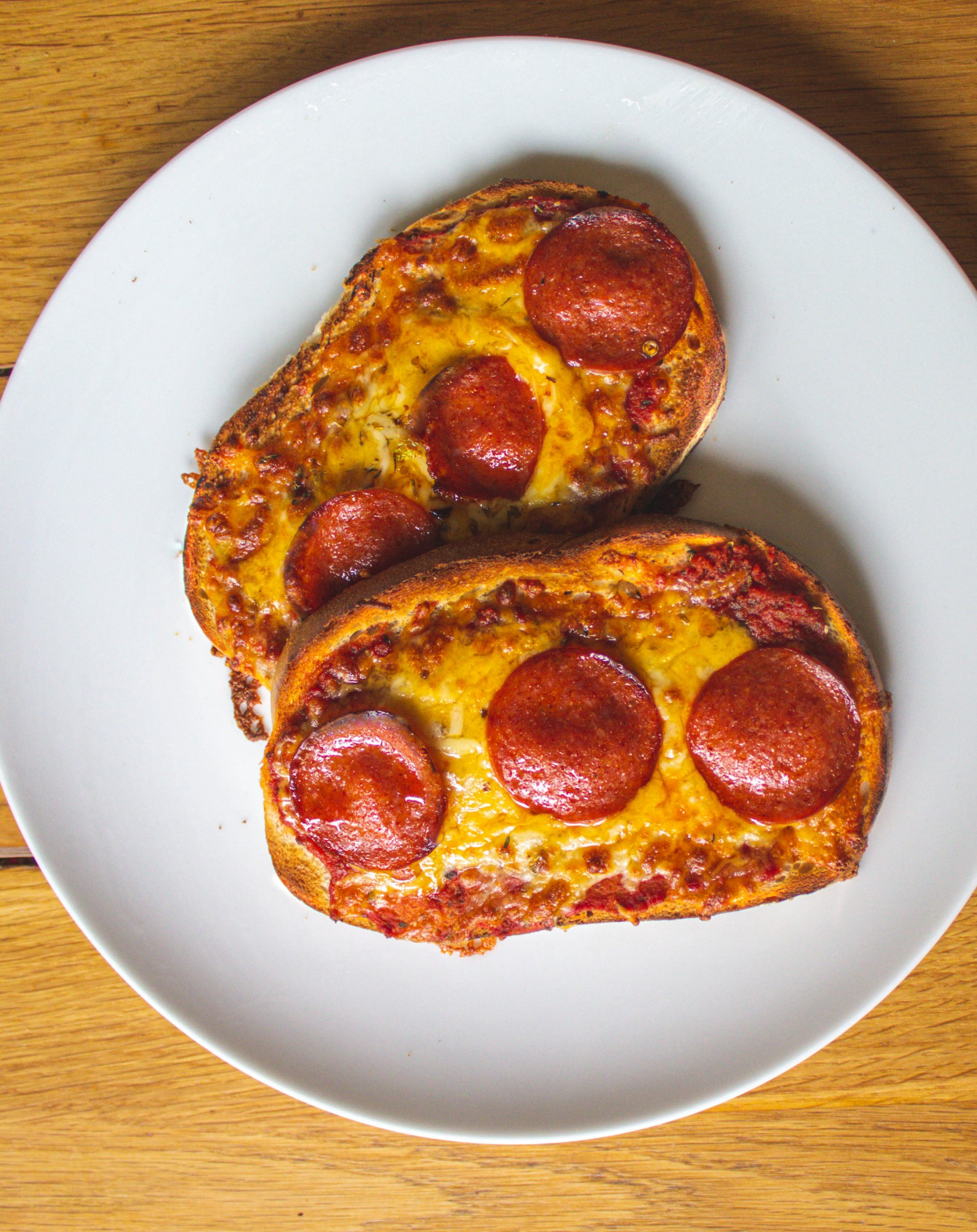 5 Minute Easy Pizza Toast Blog The Breadski Brothers