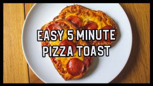 5 Minute Easy Pizza Toast