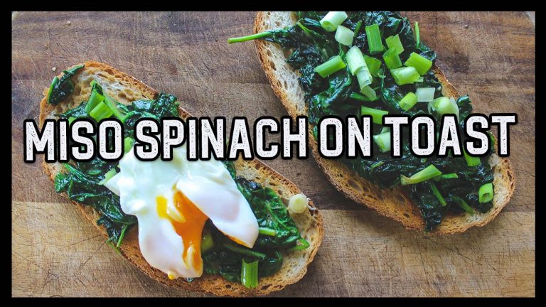 How To: Healthy Miso Spinach on Toast
