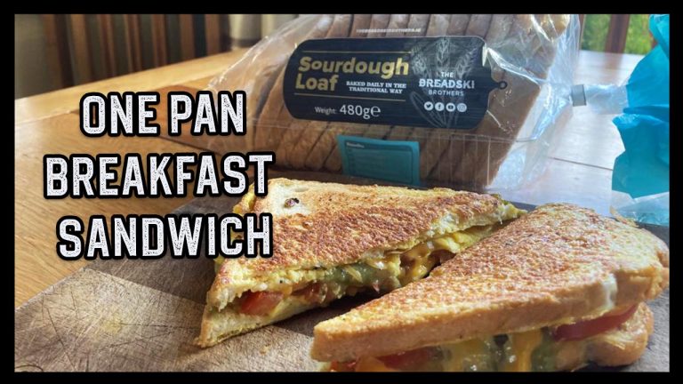 Quick One Pan Breakfast Sandwich